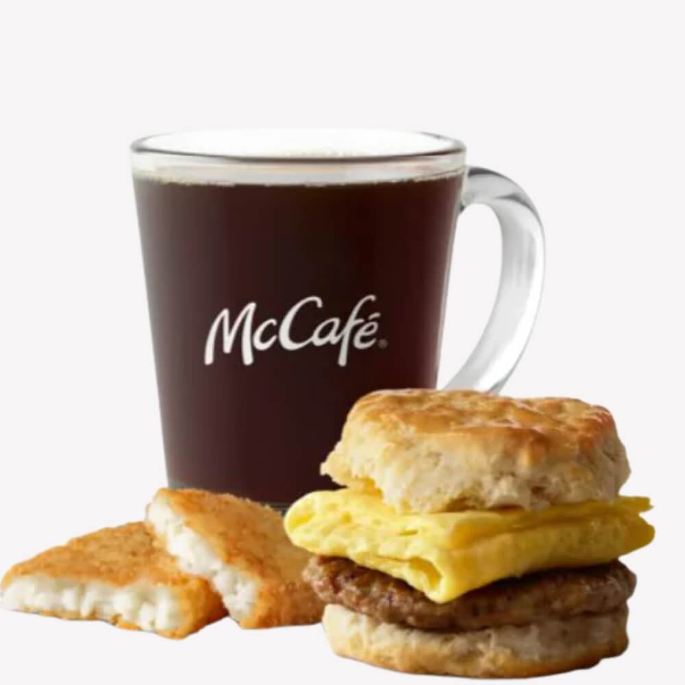 McDonald's Sausage Biscuit with Egg Meal